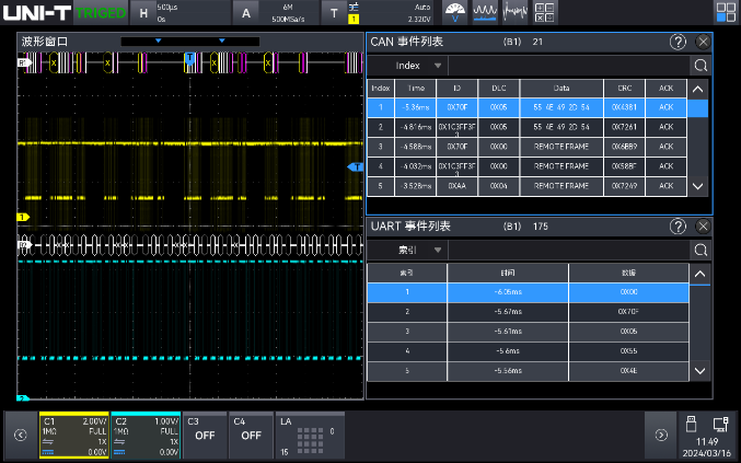 UNI-T MSO3000HDϵÁÐʾ²¨Æ÷ 12ÖÖÖ÷Á÷ÐÒéһվʽ֧³Ö