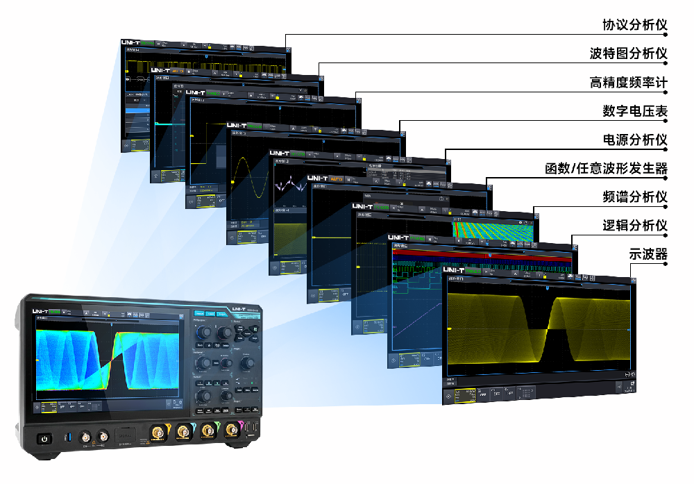 UNI-T MSO3000HDϵÁÐʾ²¨Æ÷¾ÅºÏÒ»¼¯³Éʾ²¨Æ÷