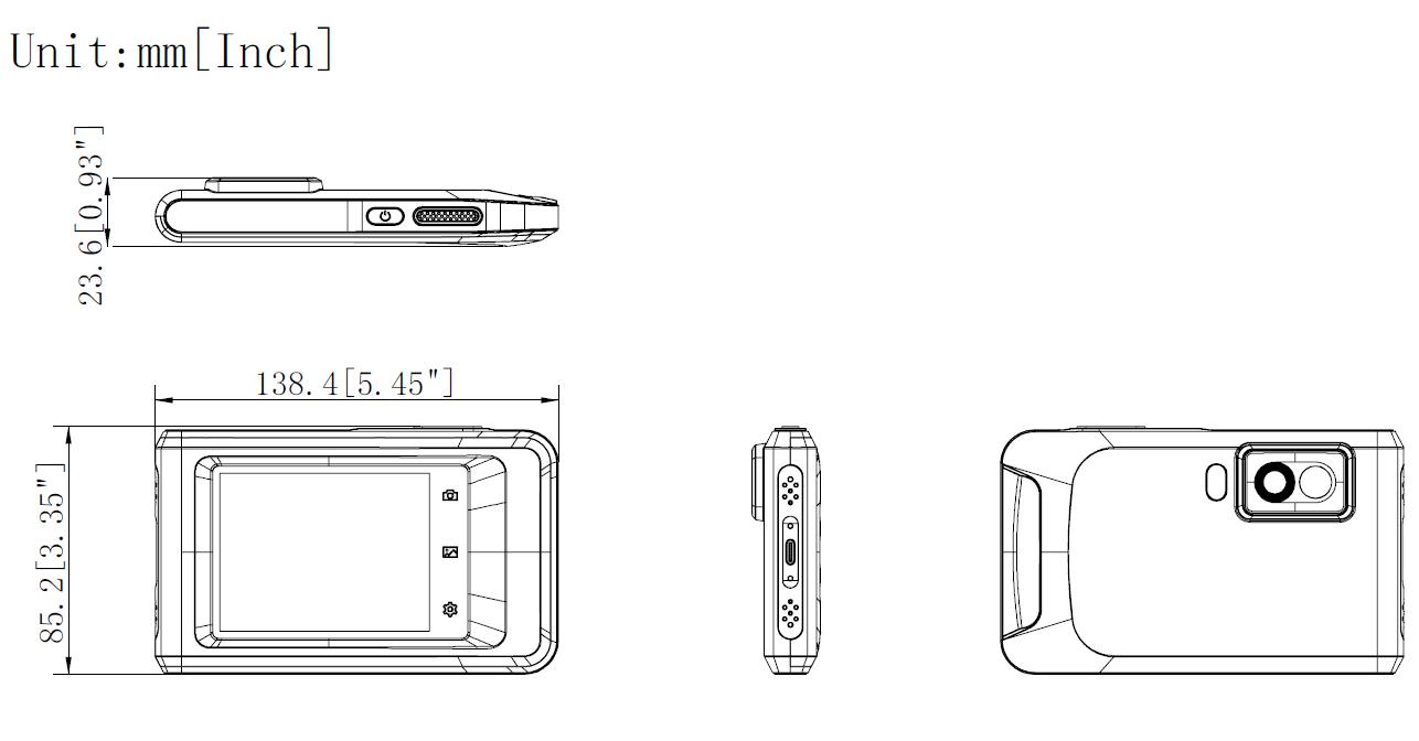 TP4系列测温热像仪产品结构