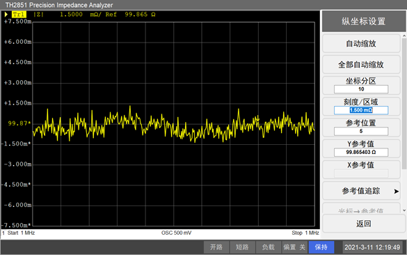 同惠 TH2851 精密阻抗分析仪
