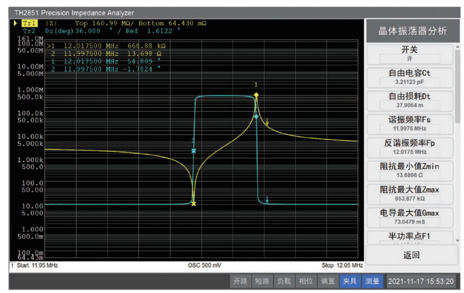 同惠 TH2851 精密阻抗分析仪